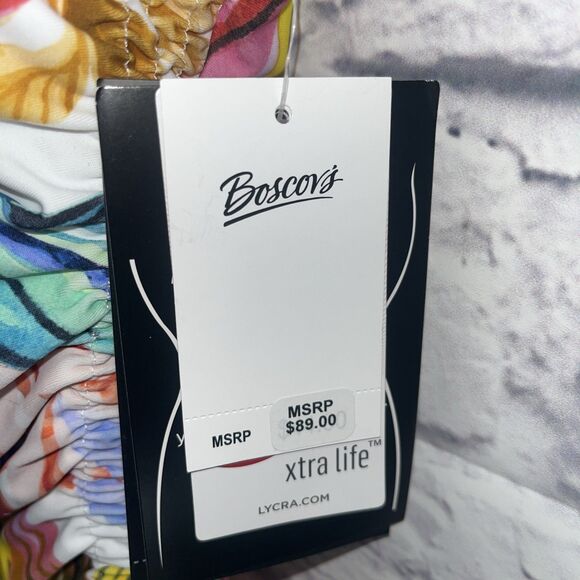 Maxine’s Of Hollywood Women’s NWT Minimizes Tropical Print Bathing Suit Size 8 - Picture 3 of 10